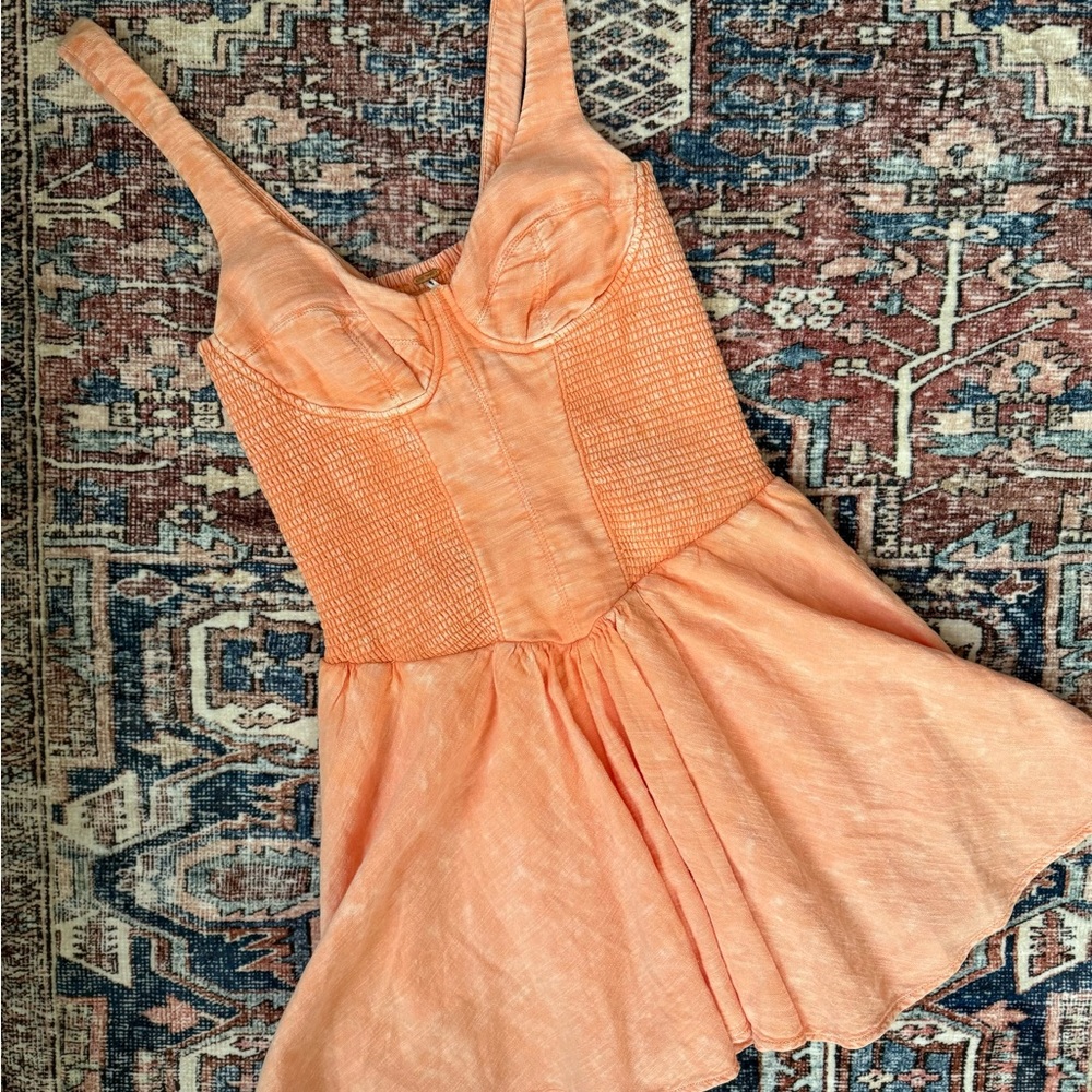 Free People Peach Jumpsuit